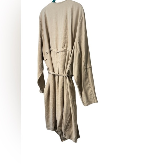 Ophelia Roe Tan Tie Wrap Trouser Jacket Size 2X - Picture 11 of 15